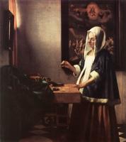 Vermeer, Jan - Woman Holding a Balance
